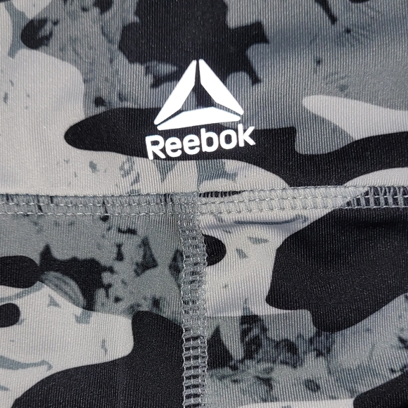 REEBOK grey camo sport leggings - Picture 2 of 3